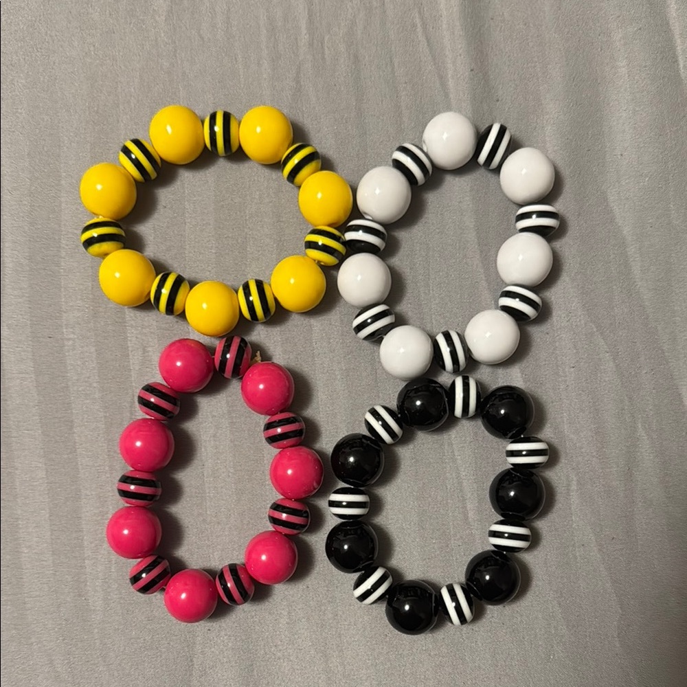 Set of 4 Beaded Bracelets